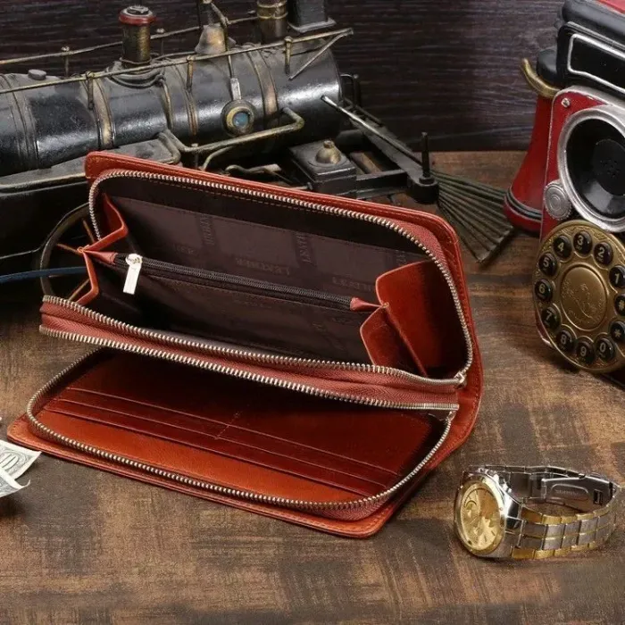 Чоловічий клатч Vintage 14199 Коричневий