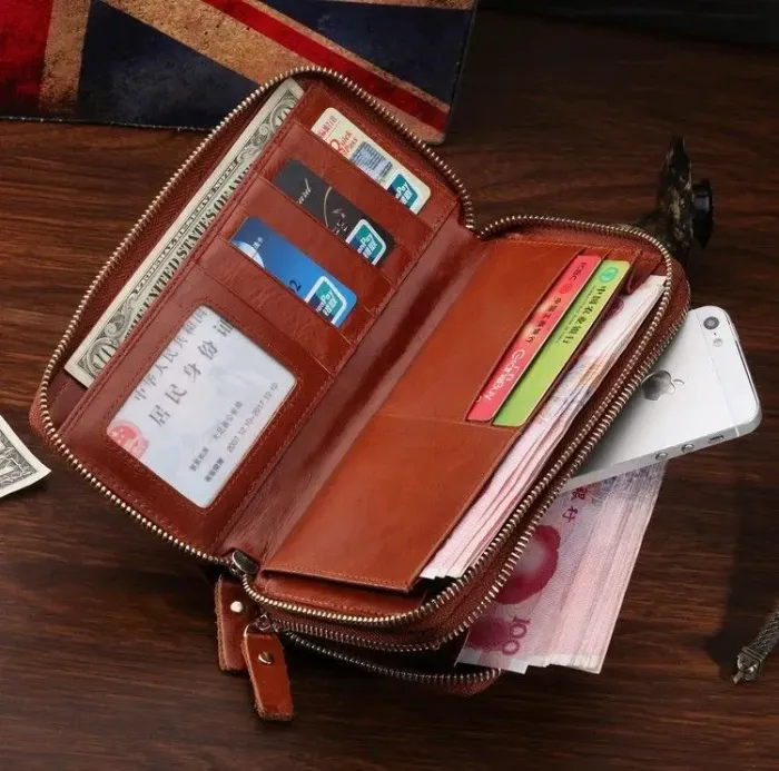 Чоловічий клатч Vintage 14192 Коричневий