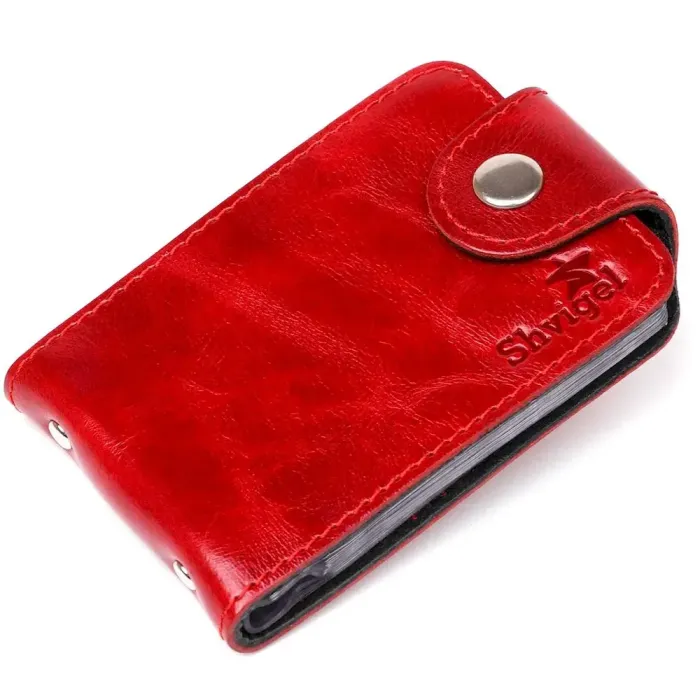Холдер горизонтальный Shvigel 13913 кожаный Красный