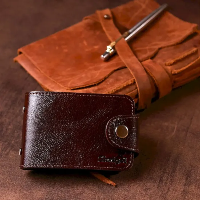 Холдер горизонтальний Shvigel 13914 шкіряний Коричневий