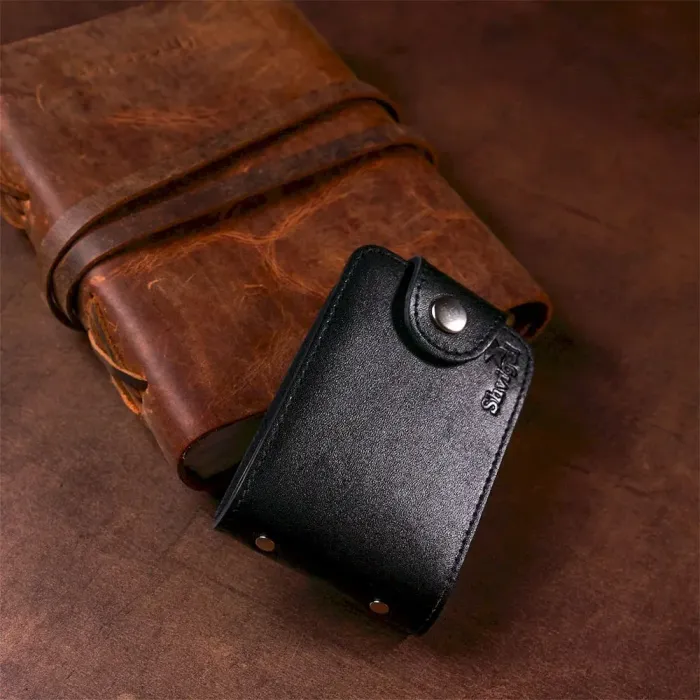 Холдер горизонтальний Shvigel 13915 шкіряний Чорний