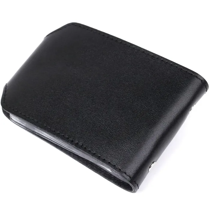 Холдер горизонтальний Shvigel 13915 шкіряний Чорний