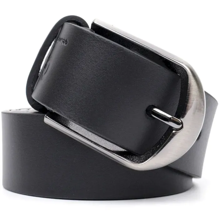 Класичний брючний пояс для чоловіків із натуральної шкіри GRANDE PELLE 11680 Чорний