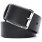 Класичний ремінь брючний для чоловіків з натуральної шкіри GRANDE PELLE 11676 Чорний