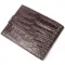 Классический мужской кошелек из натуральной кожи с тиснением под крокодила KARYA 21199 Коричневый