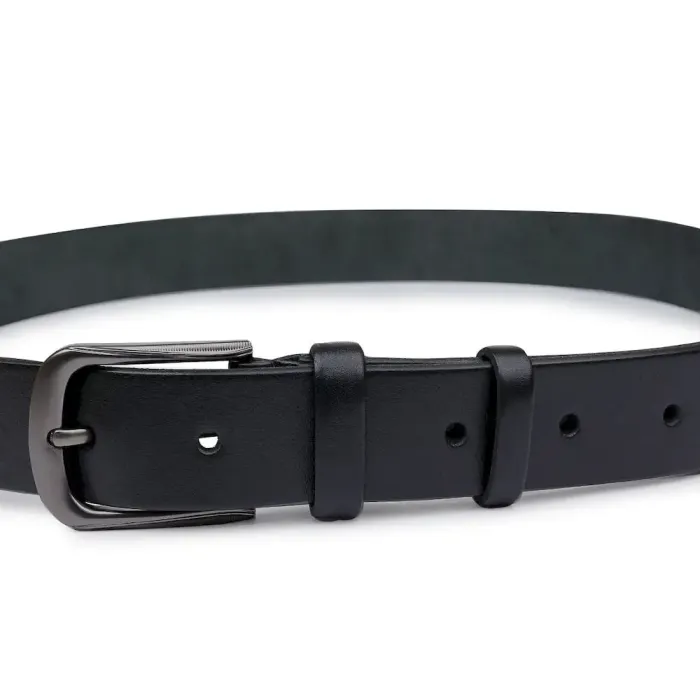 Классический ремень для мужчин Vintage 20708 Черный