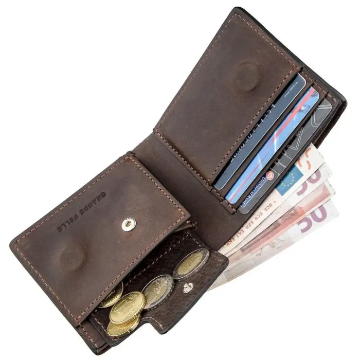 Класичний портмоне унісекс на магніті GRANDE PELLE 11208