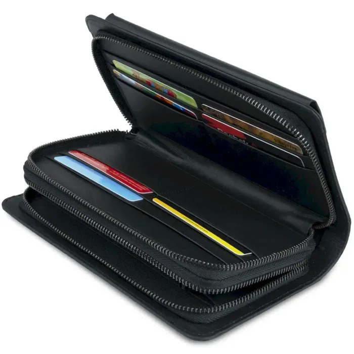 Клатч чоловічий з натуральної шкіри Vintage 14833 Чорний