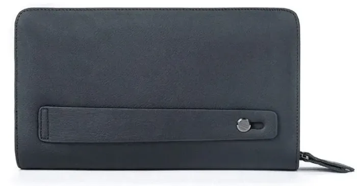 Клатч чоловічий з натуральної шкіри Vintage 14833 Чорний