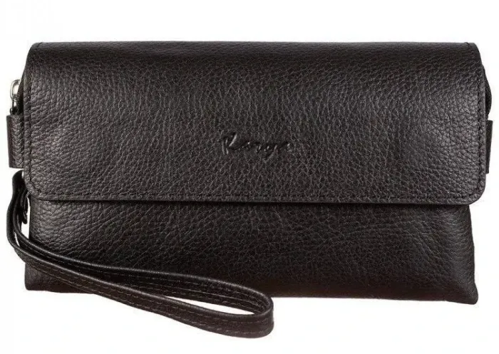 Клатч чоловічий KARYA 17228 шкіряний Чорний