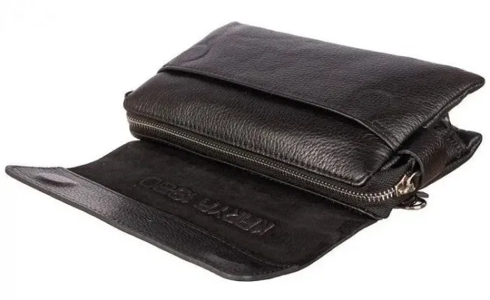 Клатч чоловічий KARYA 17228 шкіряний Чорний