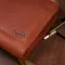 Клатч унісекс шкіряний вінтаж SHVIGEL 16190 Рудий