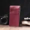 Ключниця для жінок у вигляді футляра з натуральної шкіри GRANDE PELLE 22572 Бордовий