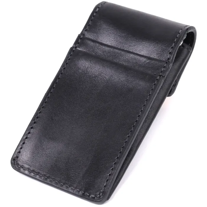 Ключниця футляр із натуральної шкіри GRANDE PELLE 22568 Чорний