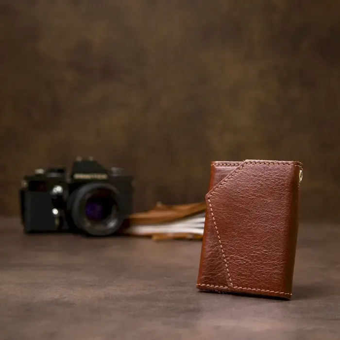 Ключниця з натуральної шкіри GRANDE PELLE 11394 Коричневий