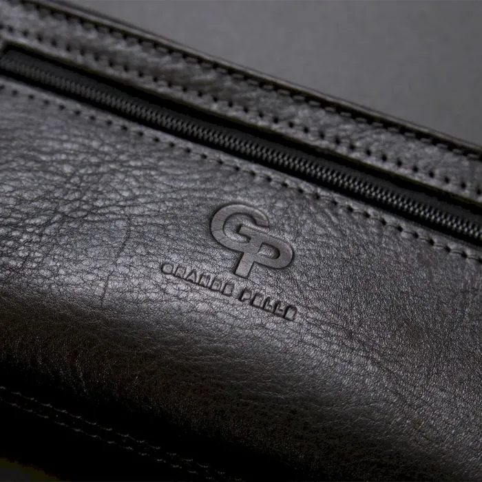 Ключниця з монетницею GRANDE PELLE 11371 Чорний