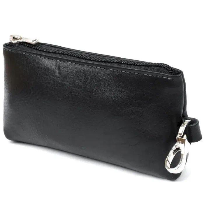 Ключниця з монетницею GRANDE PELLE 11371 Чорний