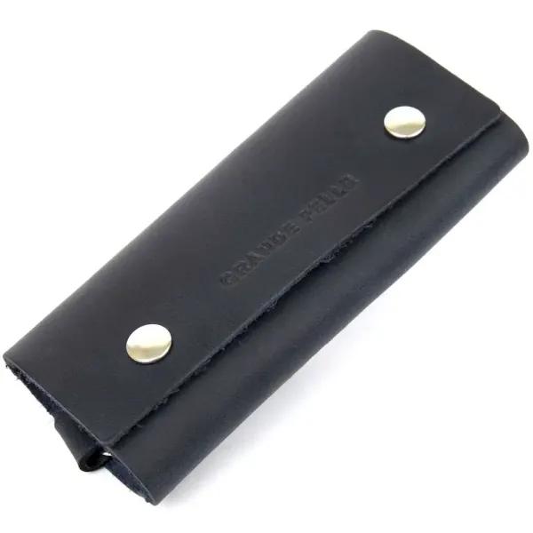 Ключниця тубус шкіряна на кнопках Grande Pelle 11343