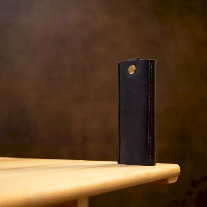 Ключниця тубус шкіряна на кнопках Grande Pelle 11343