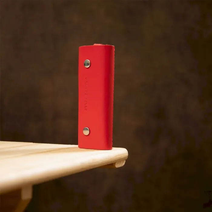 Ключниця тубус шкіряна на кнопках Grande Pelle 11347