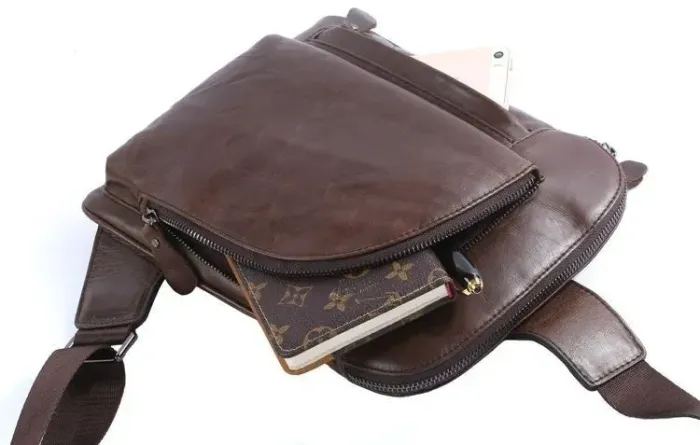 Рюкзак Vintage 14186 шкіряний Коричневий