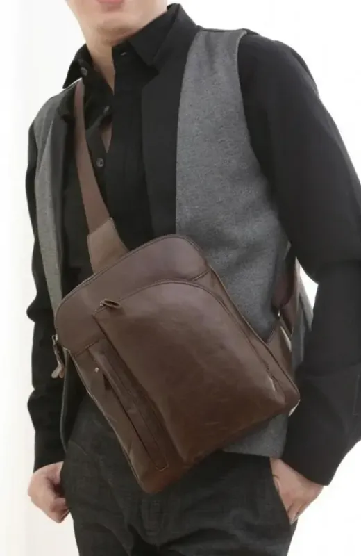Рюкзак Vintage 14186 шкіряний Коричневий