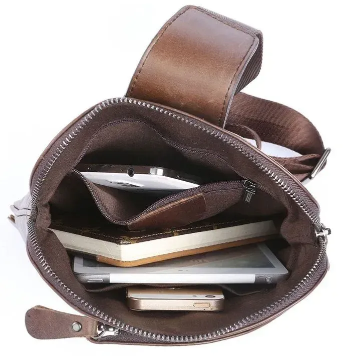 Рюкзак Vintage 14186 шкіряний Коричневий