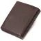 Компактне портмоне для чоловіків з натуральної зернистої шкіри CANPELLINI 21740 Коричневе