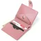 Компактное женское портмоне из натуральной кожи Shvigel 16488 Розовый