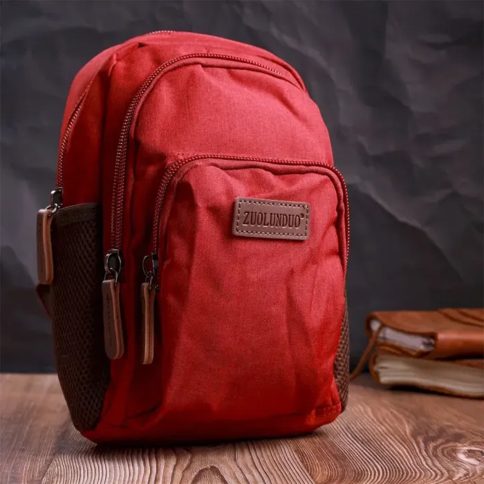 Компактний рюкзак з поліестеру з великою кількістю кишень Vintage 22144