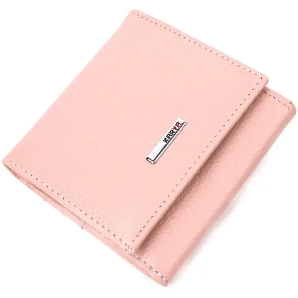 Компактний жіночий шкіряний гаманець з монетницею KARYA 21375