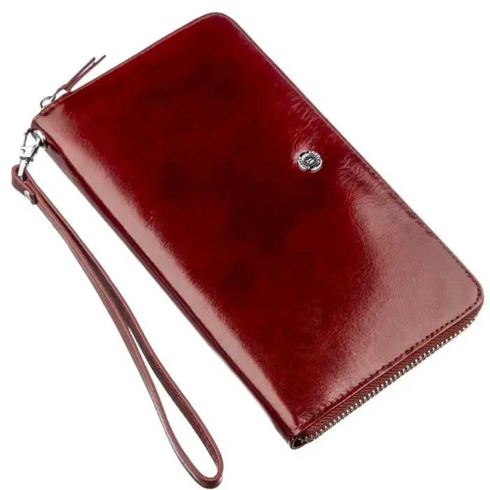 Оригінальний чоловічий портмоне-клатч Boston 18805 Коричневий