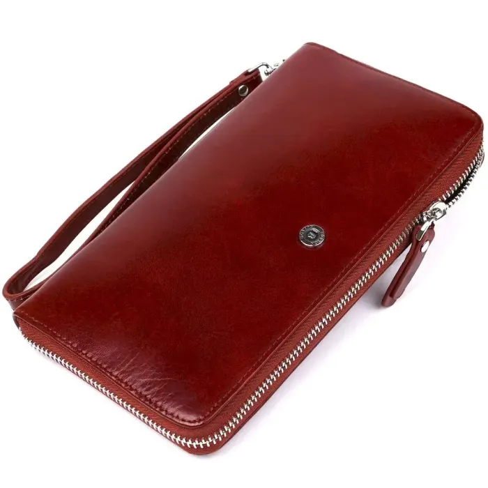 Оригінальний чоловічий портмоне-клатч Boston 18805 Коричневий