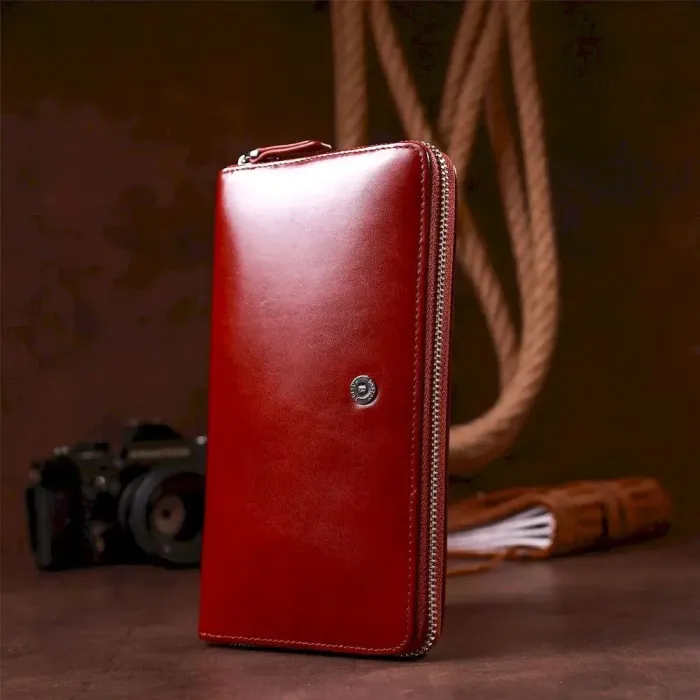 Оригінальний чоловічий портмоне-клатч Boston 18805 Коричневий