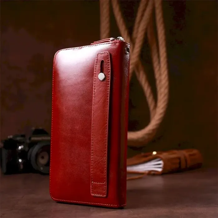 Оригінальний чоловічий портмоне-клатч Boston 18805 Коричневий