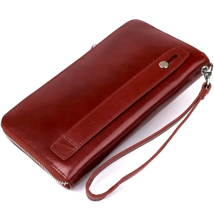 Оригінальний чоловічий портмоне-клатч Boston 18805 Коричневий