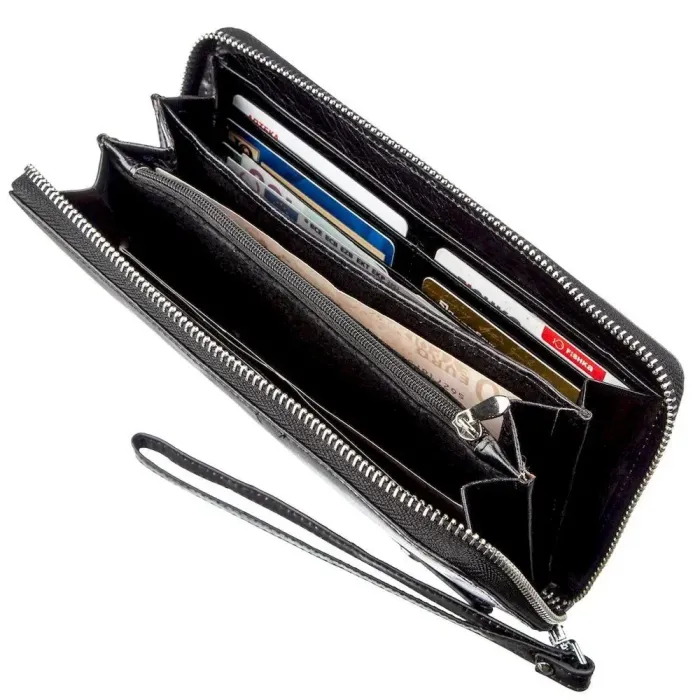 Місткий чоловічий портмоне-клатч Boston 18806 Чорний