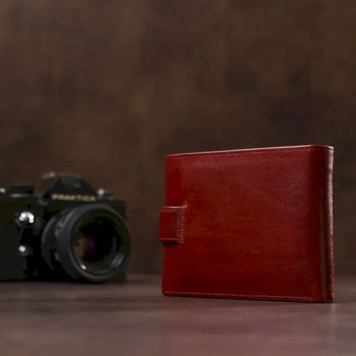 Компактний чоловічий гаманець Boston 18810 Коричневий