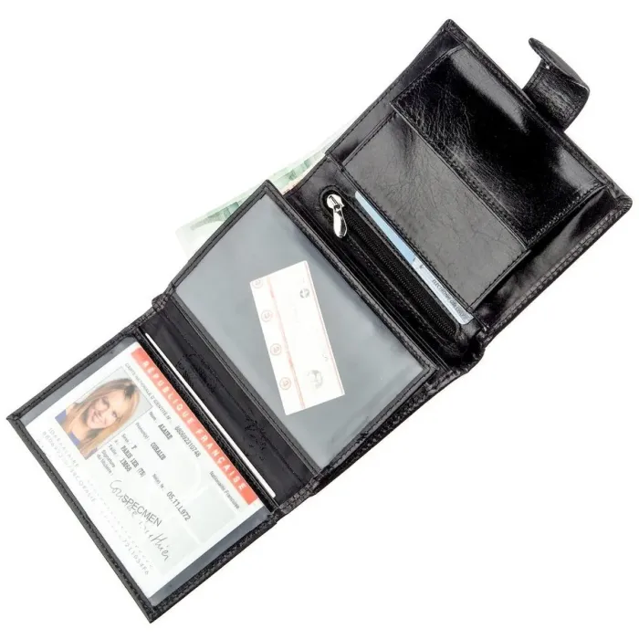 Класичний чоловічий гаманець Boston 18811 Чорний