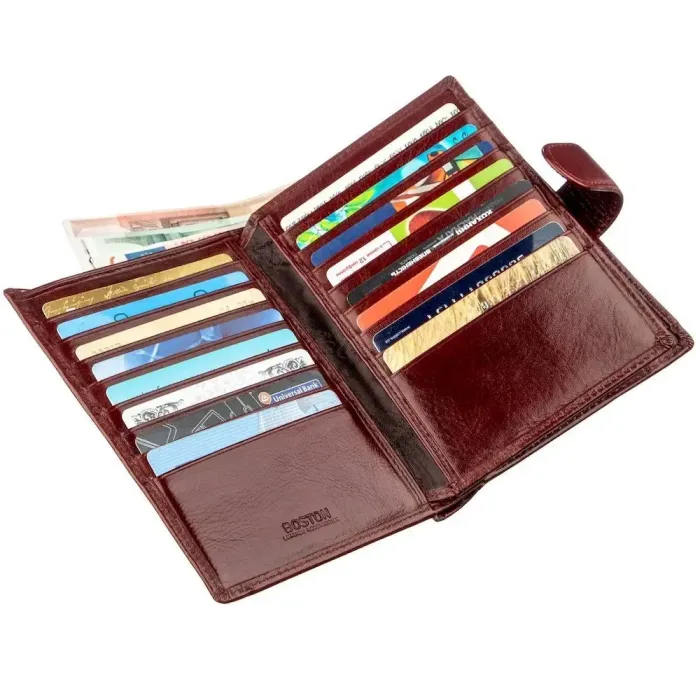 Практичний шкіряний чоловічий гаманець Boston 18818