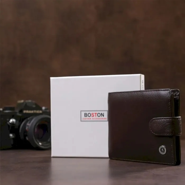 Чоловічий гаманець Boston 18819 Коричневий