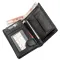 Чоловічий шкіряний гаманець з монетницею Boston 18826 Чорний