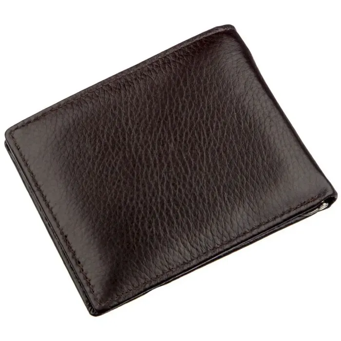 Чоловічий портмоне із затискачем для купюр Boston 18827 Коричневий