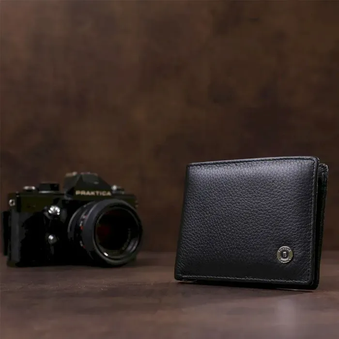 Мужской кошелек с зажимом Boston 18828 Черный