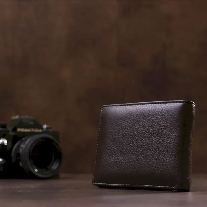 Шкіряний чоловічий гаманець на магніті Boston 18829
