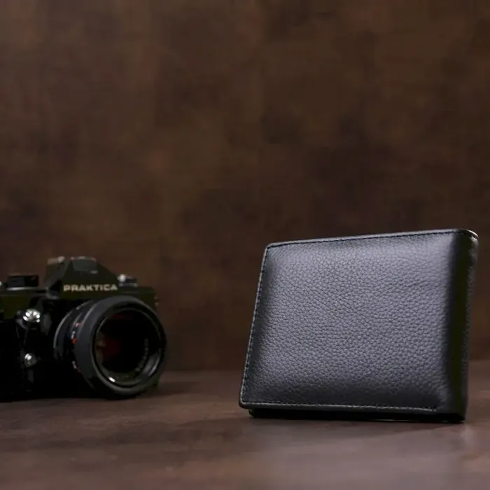 Компактний чоловічий гаманець Boston 18830 Чорний