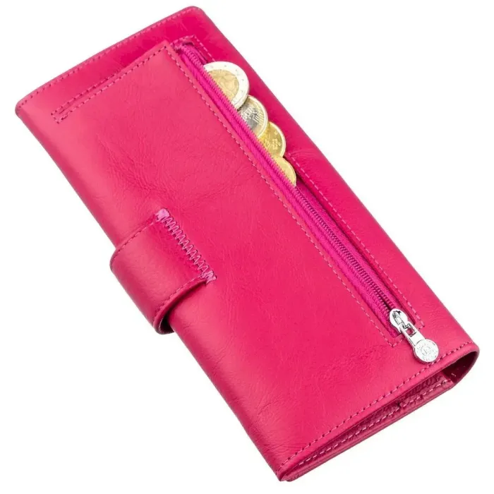 Яскравий та практичний жіночий гаманець Boston 18847 Рожевий