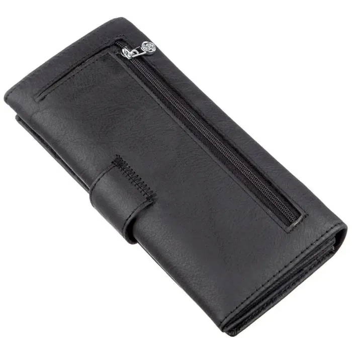 Жіночий гаманець із монетницею на блискавці Boston 18849 Чорний