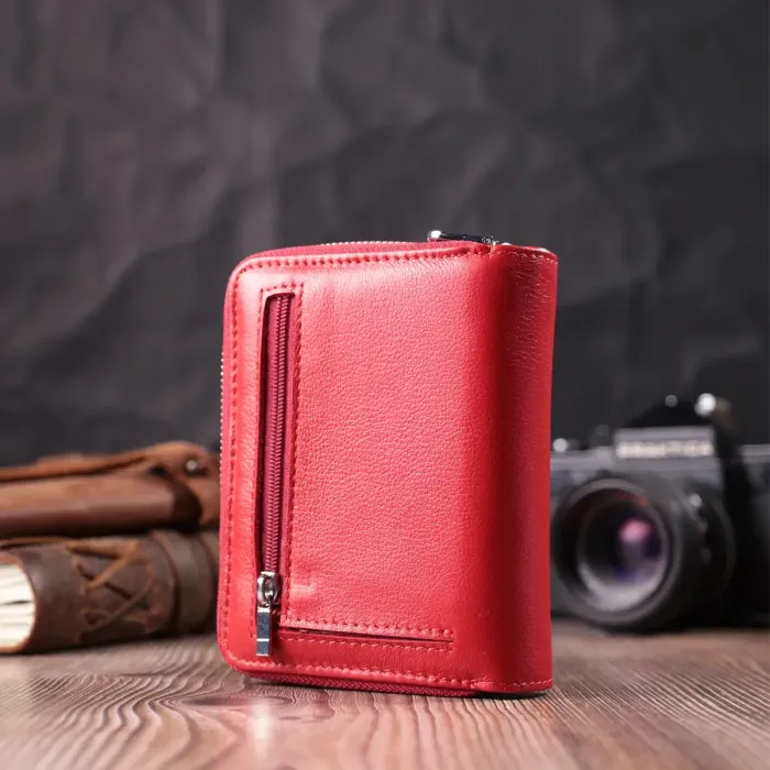 Кошелек для женщин яркого цвета из натуральной кожи ST Leather 22552 Красный