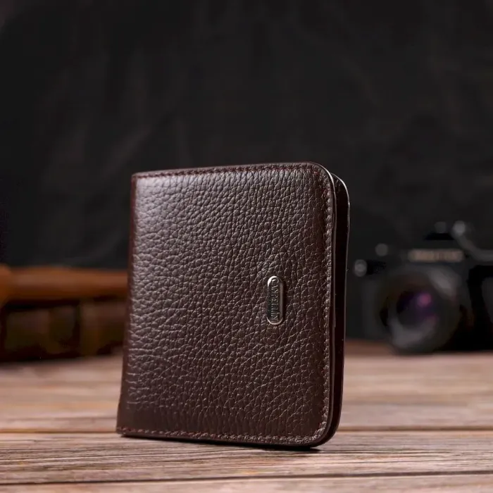 Гаманець для жінок невеликого розміру з натуральної шкіри CANPELLINI 21798 Коричневий